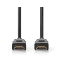 Kabel NEDIS CVGL35000BK10, HDMI (M) na HDMI (M), 8K@60Hz, crni, 1m, label