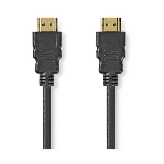 Kabel NEDIS CVGL35000BK10, HDMI (M) na HDMI (M), 8K@60Hz, crni, 1m, label Kabel NEDIS CVGL35000BK10, HDMI (M) na HDMI (M), 8K@60Hz, crni, 1m, label