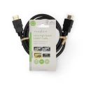 Kabel NEDIS CVGL35000BK10, HDMI (M) na HDMI (M), 8K@60Hz, crni, 1m, label