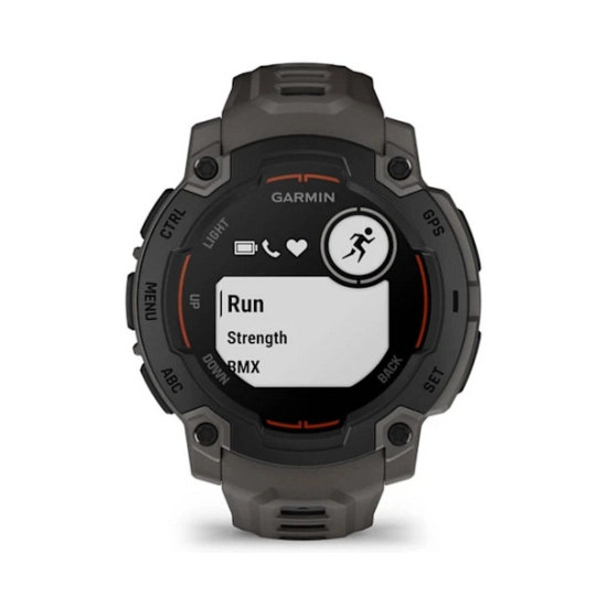 Pametni sportski sat GARMIN Instinct E 010-02933-00, 45mm, crni, remen boje ugljena Pametni sportski sat GARMIN Instinct E 010-02933-00, 45mm, crni, remen boje ugljena