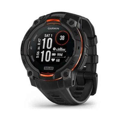 Pametni sportski sat GARMIN Instinct 3 Solar 010-02934-00, 45mm, crni, crni remen   - GARMIN Srpanj