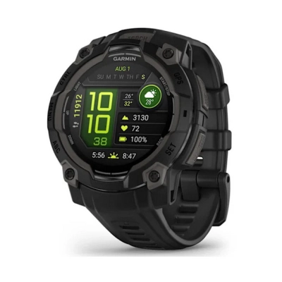 Pametni sportski sat GARMIN Instinct 3 Amoled 010-02936-00, 45mm, crni, crni remen   - Pametni sportski satovi