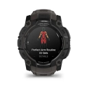 Pametni sportski sat GARMIN Instinct 3 Amoled 010-03020-00, 50mm, crni, remen boje ugljena