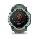 Pametni sportski sat GARMIN Instinct 3 Amoled 010-03020-01, 50mm, zeleno-sivi, remen boje sumraka