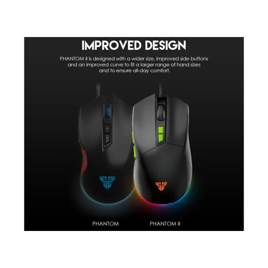 Miš FANTECH PHANTOM II VX6, gaming, žični, 7200 DPI, crni Miš FANTECH PHANTOM II VX6, gaming, žični, 7200 DPI, crni