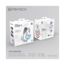 Slušalice FANTECH CHEF II HG20, žične, mikrofon, 2x 3.5mm, USB A, bijele
