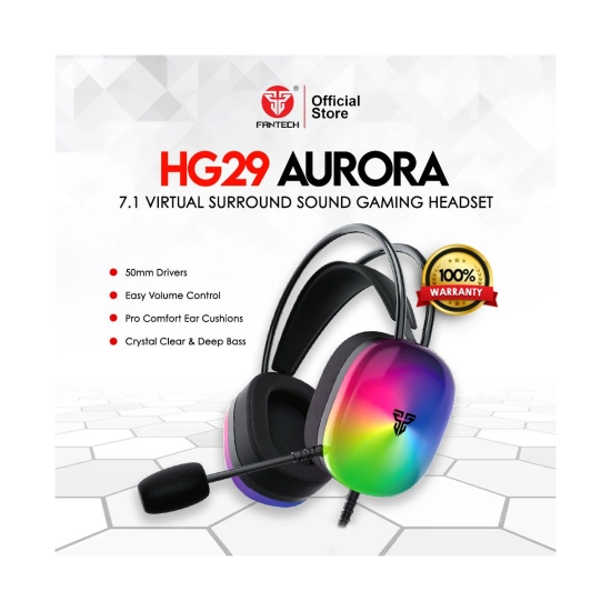 Slušalice FANTECH 7.1 AURORA HG29, žične, crne Slušalice FANTECH 7.1 AURORA HG29, žične, crne