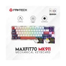 Tipkovnica FANTECH MAX FIT 70 MI MK911 LT B-P-C, mehanička, smeđi switch, bežična