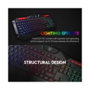 Tipkovnica + miš + podloga FANTECH P31 HERO Gaming Combo, žična, crna