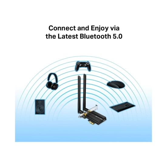 PCI-E kartica TP-LINK Archer TX50E, AX3000, WiFi 6, 574Mbps/2402Mbps, Bluetooth 5.0