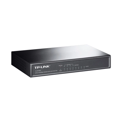 Switch TP-LINK TL-SF1008P, 10/100 Mbps, 4x PoE, 8-port   - TP-Link