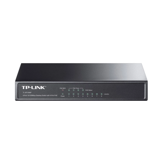 Switch TP-LINK TL-SF1008P, 10/100 Mbps, 4x PoE, 8-port