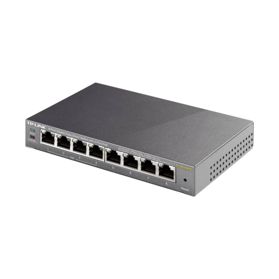 Switch TP-LINK TL-SG108PE, 10/100/1000 Mbps, 4x PoE+, 8-port Switch TP-LINK TL-SG108PE, 10/100/1000 Mbps, 4x PoE+, 8-port