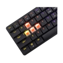 Tipkovnica WHITE SHARK GK-006112 Nagamaki, mehanička, crveni switch, USB C, LED, HR layout, crna
