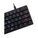 Tipkovnica WHITE SHARK GK-006111 Nagamaki, mehanička, crveni switch, USB C, LED, US layout, crna