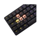 Tipkovnica WHITE SHARK GK-006131 Nagamaki, mehanička, smeđi switch, USB C, LED, US layout, crna