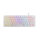 Tipkovnica WHITE SHARK GK-006211 Nagamaki, mehanička, crveni switch, USB C, LED, US layout, bijela