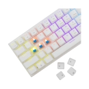 Tipkovnica WHITE SHARK GK-002221V2 Wakizashi-2, mehanička, plavi switch, USB C, LED, US layout, bijela