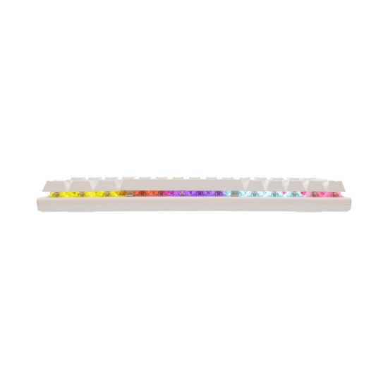 Tipkovnica WHITE SHARK GK-002221V2 Wakizashi-2, mehanička, plavi switch, USB C, LED, US layout, bijela Tipkovnica WHITE SHARK GK-002221V2 Wakizashi-2, mehanička, plavi switch, USB C, LED, US layout, bijela