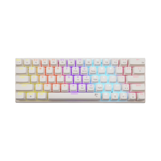 Tipkovnica WHITE SHARK GK-002221V2 Wakizashi-2, mehanička, plavi switch, USB C, LED, US layout, bijela Tipkovnica WHITE SHARK GK-002221V2 Wakizashi-2, mehanička, plavi switch, USB C, LED, US layout, bijela