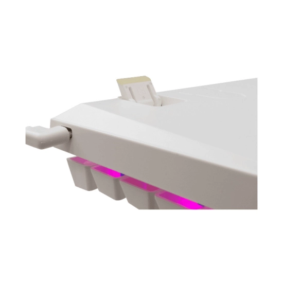 Tipkovnica WHITE SHARK GK-002221V2 Wakizashi-2, mehanička, plavi switch, USB C, LED, US layout, bijela Tipkovnica WHITE SHARK GK-002221V2 Wakizashi-2, mehanička, plavi switch, USB C, LED, US layout, bijela