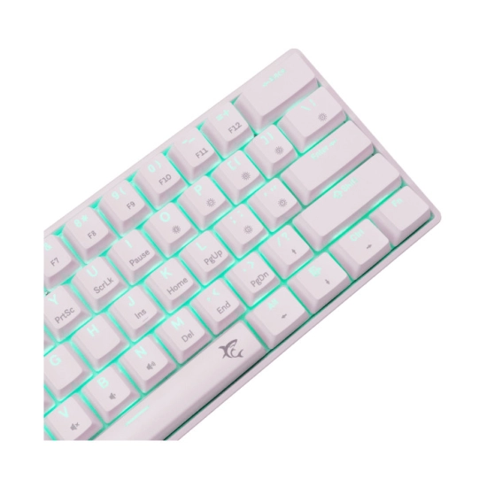 Tipkovnica WHITE SHARK GK-004231 Shinobi-2, mehanička, smeđi switch, USB C, RGB, US layout, bijela Tipkovnica WHITE SHARK GK-004231 Shinobi-2, mehanička, smeđi switch, USB C, RGB, US layout, bijela