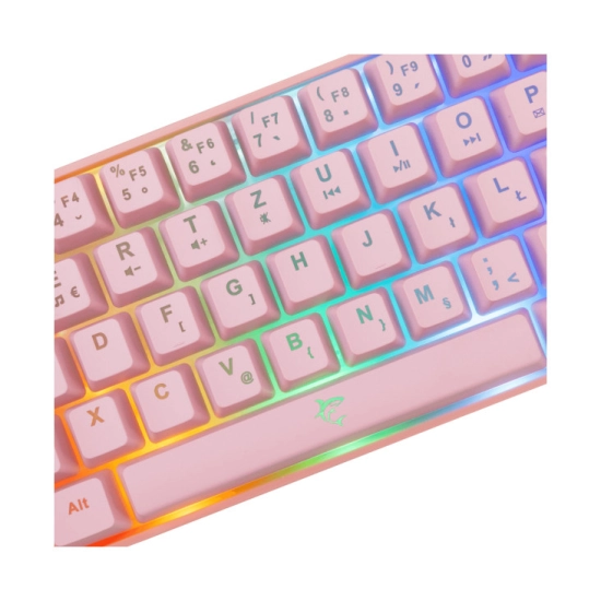 Tipkovnica WHITE SHARK GK-2201 Ronin, USB A, LED, HR layout, roza Tipkovnica WHITE SHARK GK-2201 Ronin, USB A, LED, HR layout, roza
