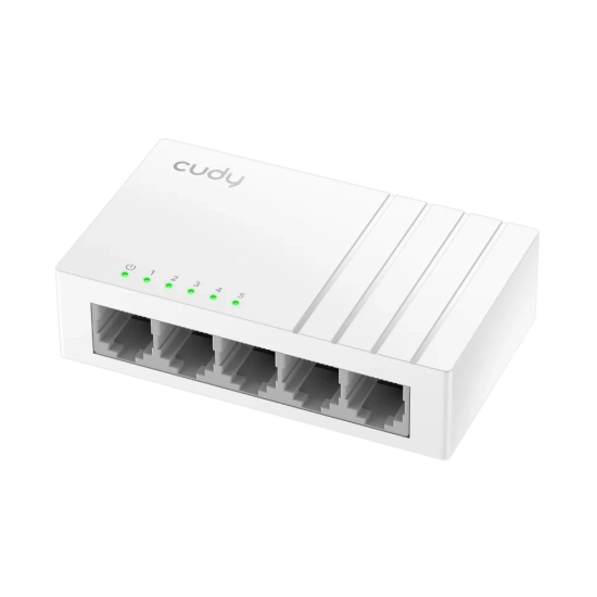 Switch CUDY GS105U, 10/100/1000 Mbps, 5-port, USB C, bijeli Switch CUDY GS105U, 10/100/1000 Mbps, 5-port, USB C, bijeli