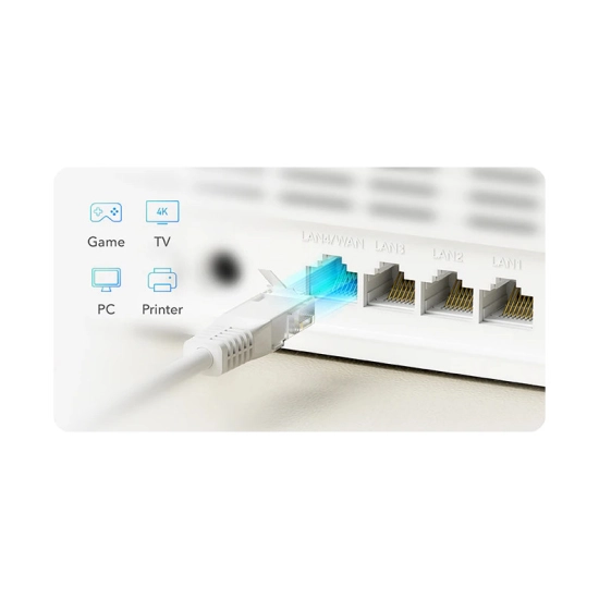 Router CUDY LT500E V1.0, 4G LTE, AC1200, 4-portni G-LAN, WiFi, 150Mbps/867Mbps, bijeli Router CUDY LT500E V1.0, 4G LTE, AC1200, 4-portni G-LAN, WiFi, 150Mbps/867Mbps, bijeli