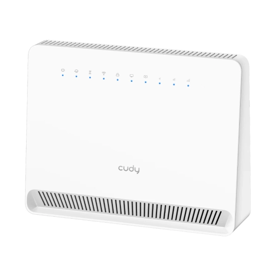 Router CUDY LT500E V1.0, 4G LTE, AC1200, 4-portni G-LAN, WiFi, 150Mbps/867Mbps, bijeli Router CUDY LT500E V1.0, 4G LTE, AC1200, 4-portni G-LAN, WiFi, 150Mbps/867Mbps, bijeli
