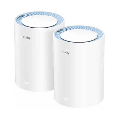 Access point CUDY M1200(2-Pack) V1.0, AC1200, Mesh WiFi, 300Mbps/867Mbps, 2 komada, bijeli   - Pojačivači WiFi mreža