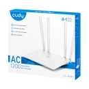 Router CUDY WR1200 2.0, AC1200, 4-portni LAN, WiFi 5, 300Mbps/867Mbps, bijeli