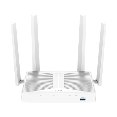 Router CUDY WR1300S 1.0, AC1200, 4-portni G-LAN, WiFi 5, 300Mbps/867Mbps, bijeli   - Routeri
