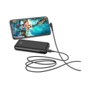 Prijenosno napajanje powerbank BLUE STAR W2015, 20.000 mAh, 2x USB A, USB C, crno