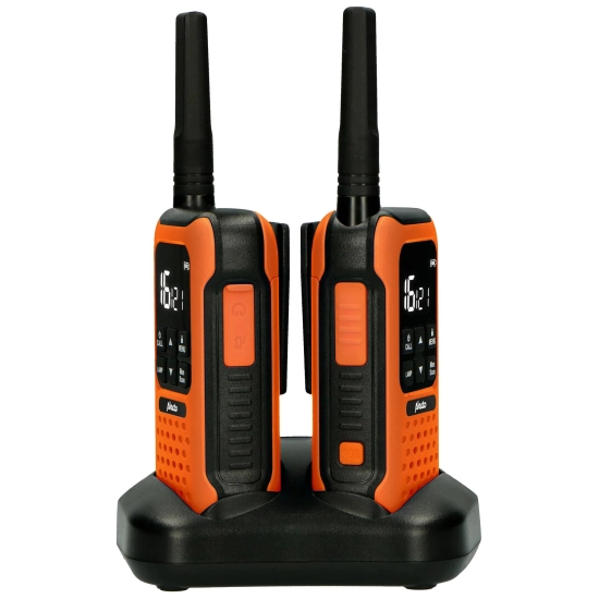 Walkie-Talkie ALECTO FR300OE, 10km, 2 kom, IPX7, narančasto crni