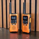 Walkie-Talkie ALECTO FR300OE, 10km, 2 kom, IPX7, narančasto crni