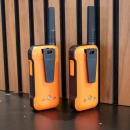 Walkie-Talkie ALECTO FR300OE, 10km, 2 kom, IPX7, narančasto crni