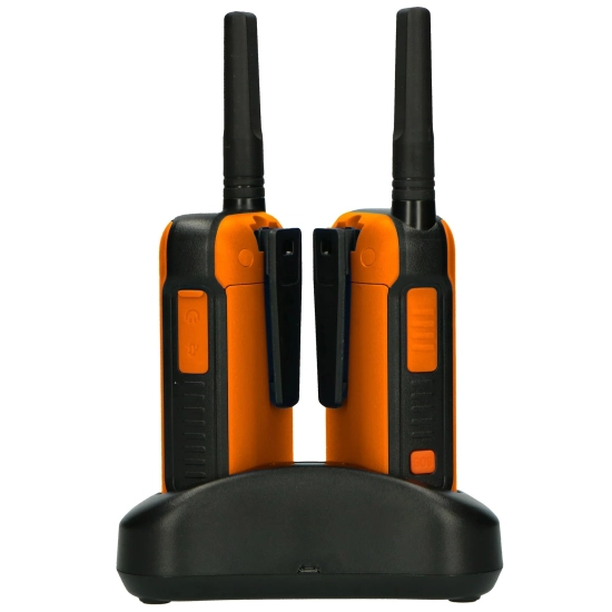 Walkie-Talkie ALECTO FR300OE, 10km, 2 kom, IPX7, narančasto crni