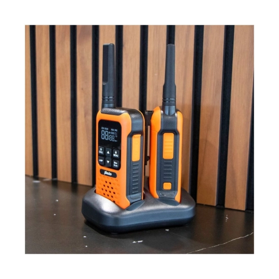 Walkie-Talkie ALECTO FR300OE, 10km, 2 kom, IPX7, narančasto crni Walkie-Talkie ALECTO FR300OE, 10km, 2 kom, IPX7, narančasto crni