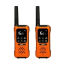 Walkie-Talkie ALECTO FR300OE, 10km, 2 kom, IPX7, narančasto crni
