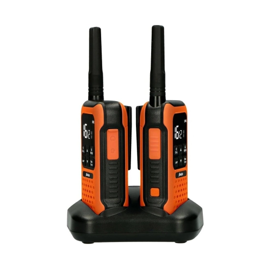 Walkie-Talkie ALECTO FR300OE, 10km, 2 kom, IPX7, narančasto crni Walkie-Talkie ALECTO FR300OE, 10km, 2 kom, IPX7, narančasto crni