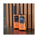 Walkie-Talkie ALECTO FR300OE, 10km, 2 kom, IPX7, narančasto crni