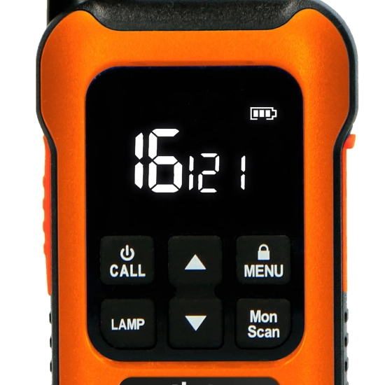 Walkie-Talkie ALECTO FR300OE, 10km, 2 kom, IPX7, narančasto crni