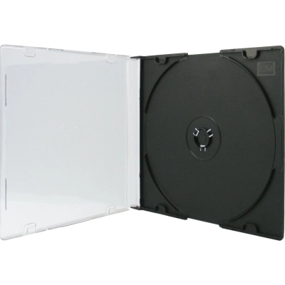 CD spremnik za 1 disk, slim, crni - Mediji CD spremnik za 1 disk, slim, crni - Mediji