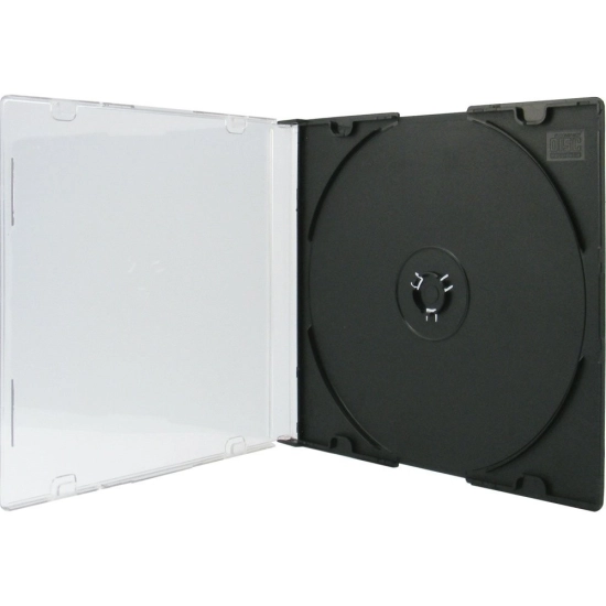 CD spremnik za 1 disk, slim, crni CD spremnik za 1 disk, slim, crni