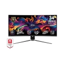 Monitor 34.18incha MSI MPG 341CQPX QD-OLED, UWQHD, 240Hz, 0,03ms (GTG), 450cd/m2, 1500000:1, zakrivljeni, crni