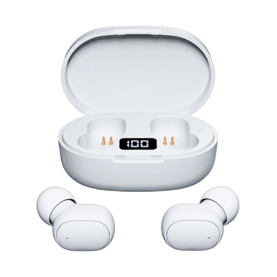Slušalice MEANIT TWS B60, in-ear, bežične, bluetooth, bijele Slušalice MEANIT TWS B60, in-ear, bežične, bluetooth, bijele
