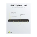 Razdjelnik GOOBAY, HDMI na 8x HDMI, 4K@60Hz, crni