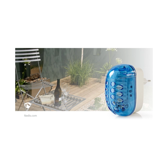 Uništavač insekata NEDIS Mosquito Stop Light Trap, INKI110CBK1, električni, 1W, do 20m2, bijelo plavi