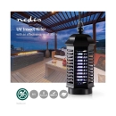 Uništavač insekata NEDIS Mosquito Stop Light Trap, INKI110CBK4, električni, 4W, do 30m2, crni